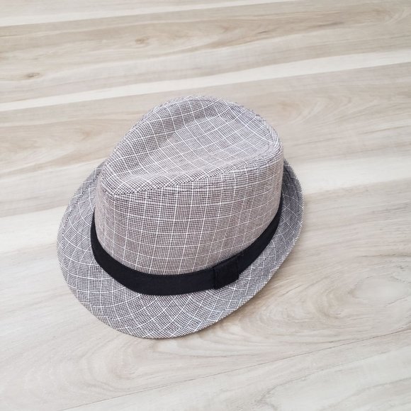 Karako Men's Houndstooth Pattern Fedora Hat Brown - One Size - Picture 8 of 8